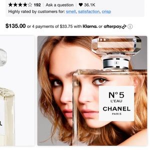 Chanel  Paris No. 5 L’eau 1.7